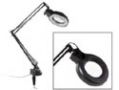 VTLAMP2 DESK LAMP WITH MAGNIFYING GLASS - 22W BLACK