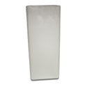 K-7676 Large Rectangular Frosted Glass Tower (6in x 6in x 14inH)