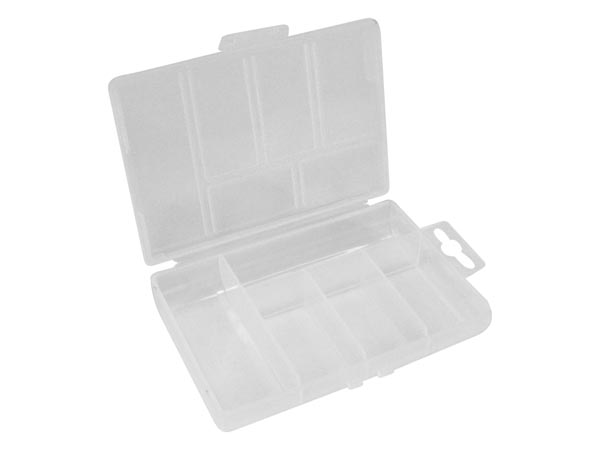 VELLEMAN OCBR1PLASTIC STORAGE BOX (3.35" x 5.31" x 0.98") - 5 COMPARTMENTS