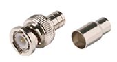 STEREN 200-131 BNC HEX CRIMP CONNECTOR 2-PIECE RG59 