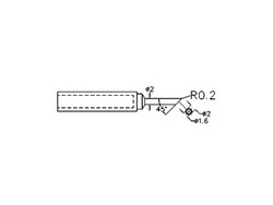 Velleman BITC70U11 SPARE BIT FOR VTSSC70AU and VTSSC76U-Xytronic XYB07C replacement bit XY B07C