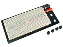 VELLEMAN SDTP006 Breadboard -2 terminal,1260 tie pts 1 dist strip,100 tie pts,2 posts 