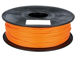 VELLEMAN PLA175O1 1.75 mm(1/16")PLA FILAMENT-ORANGE-1 kg/2.2 lb