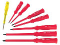 VELLEMAN VTSCRSET1 - 8-PC SCREWDRIVER SET WITH VOLTAGE LIGHT TESTER