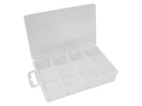 VELLEMAN OCBR9 plastic compartment storage box (5.32" x 3.3" x 1.2") - 7 compartments