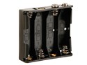 Velleman BH341B BATTERY HOLDER FOR 4 x AA-CELL (WITH SNAP TERMINALS)