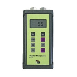 TPI 645NPT Dual Input Digital Manometer w/Stainless Steel Compression Fittings