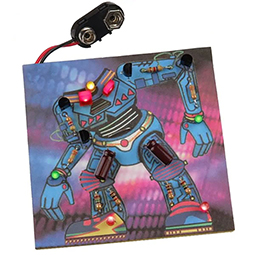 CHANEY'S C6756 - Flashing Alien Robot Kit