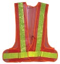 EP08L-O Illuminated Safety Vests: 16 RED LEDs