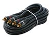 STEREN 254-235BL 75-Feet 2RCA-2RCA Plugs Home Theatre Cable 