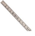 PROJECT LEAD THE WAY PLTW-PW4050 ALUMINUM RULER 12 INCH