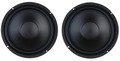PAIR of 6.5 MCM Custom Audio Heavy Duty Replacement Woofer Speaker Subwoofers