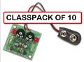 CLASSPACK-OF-10-VELLEMAN-MK102-FLASHING-LEDs-KIT-solder-version-Ages-13+ 