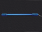 FLROD4B 7.9" BLUE NEON TUBE