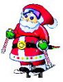 K-9000 Dancing Blinking Musical Santa Kit solder version
