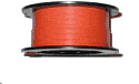 HOOK UP WIRE - 22 GAUGE SOLID - ORANGE - 100 FEET