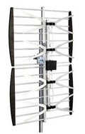 STELLAR LABS 30-2425 Outdoor UHF/HDTV 60 Mile Fringe Bowtie Television Antenna